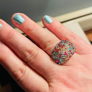 Brand New - Beautiful and Colorful Adjustable Ring